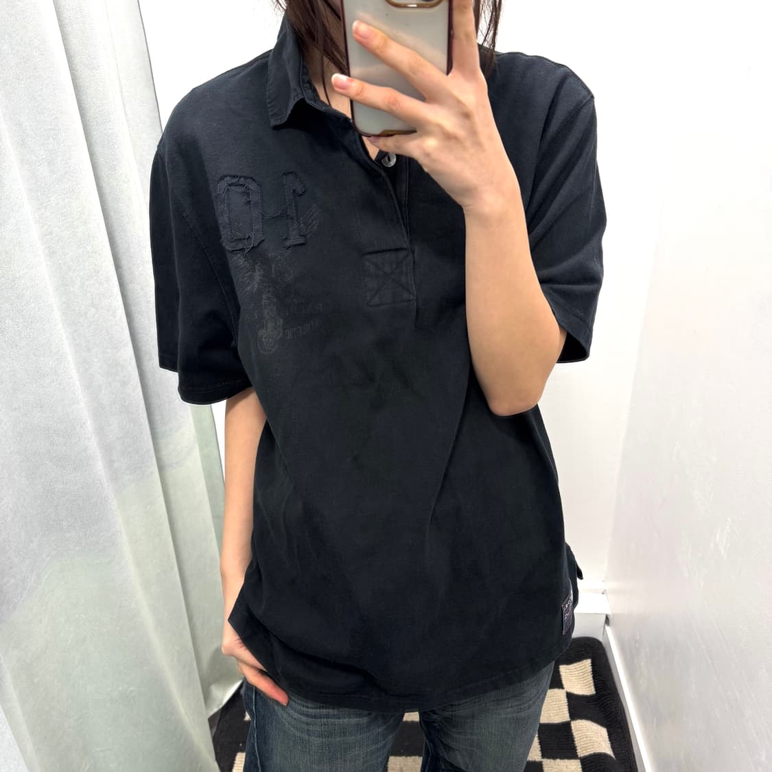 폴로 네이비 럭비 pk 반팔티셔츠 상품이미지2