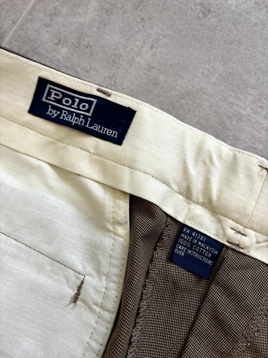 90s 폴로 랄프로렌 SEINA 클래식 팬츠 35~36" 상품이미지8