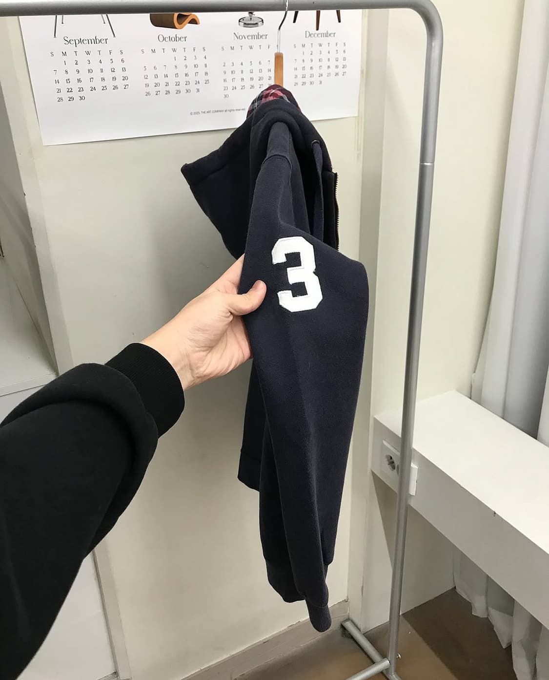 폴로 빅포니 기모 후드 집업 상품이미지5