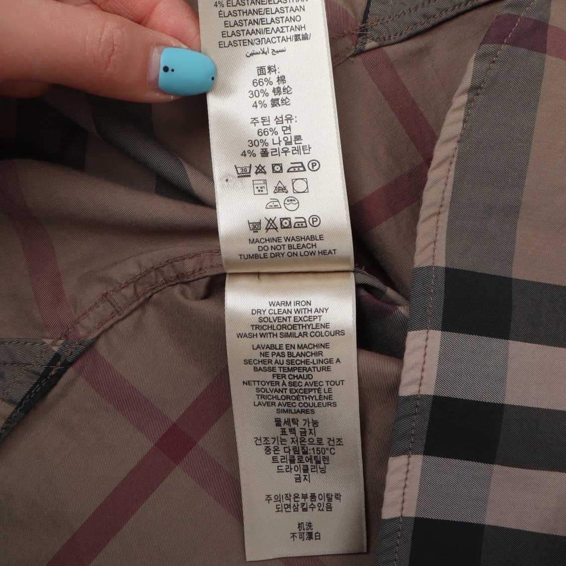 버버리 브릿 신형 브라운 노바체크 셔츠 상품이미지9