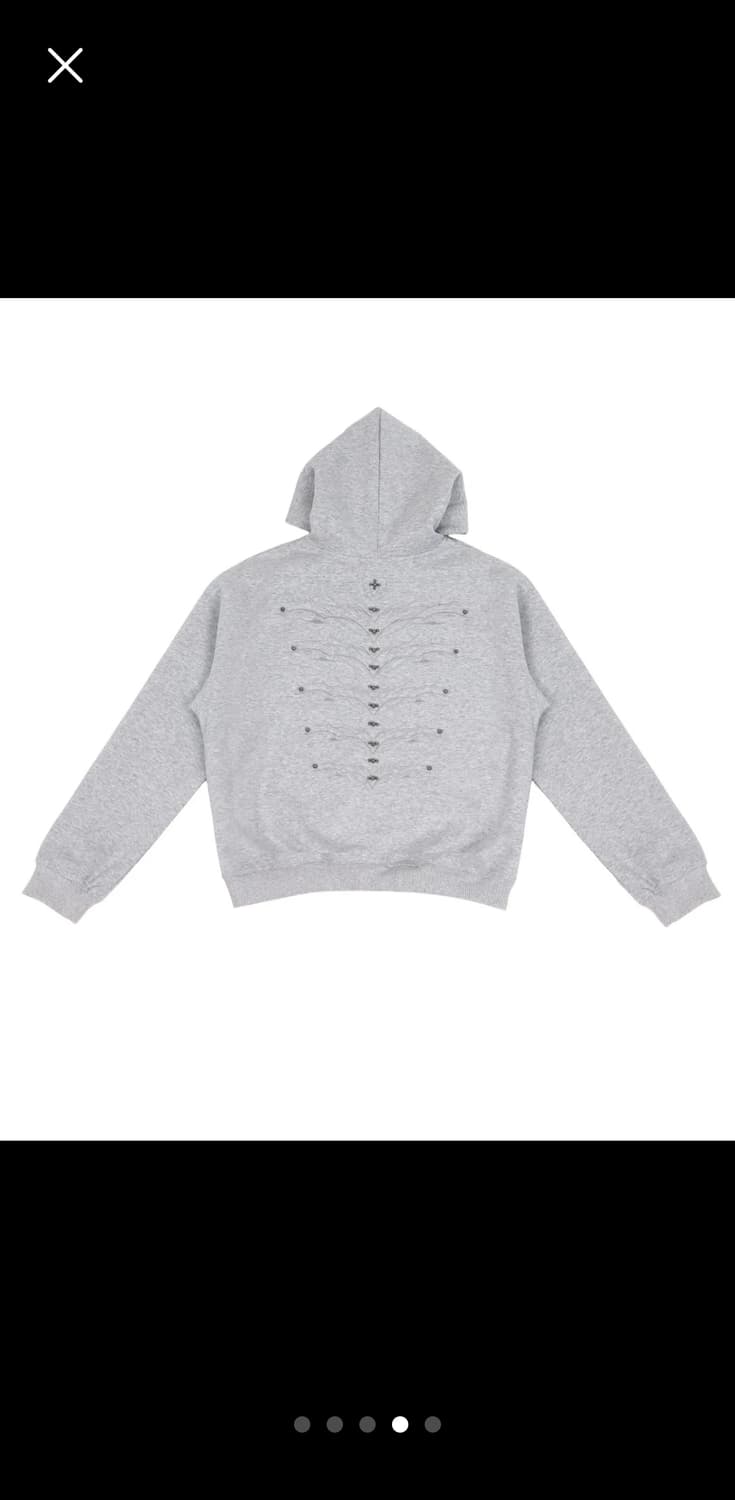 고스트 본 링크 후디 그레이 Free 상품이미지4