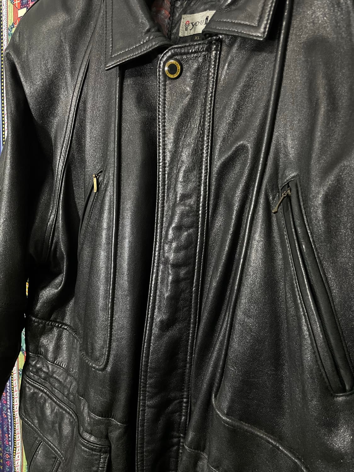 빈티지 레더 카코트 상품이미지7