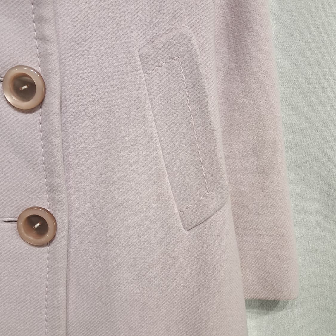 CN907W M 막스마라 페일핑크 울 앙고라 클래식 코트 상품이미지3