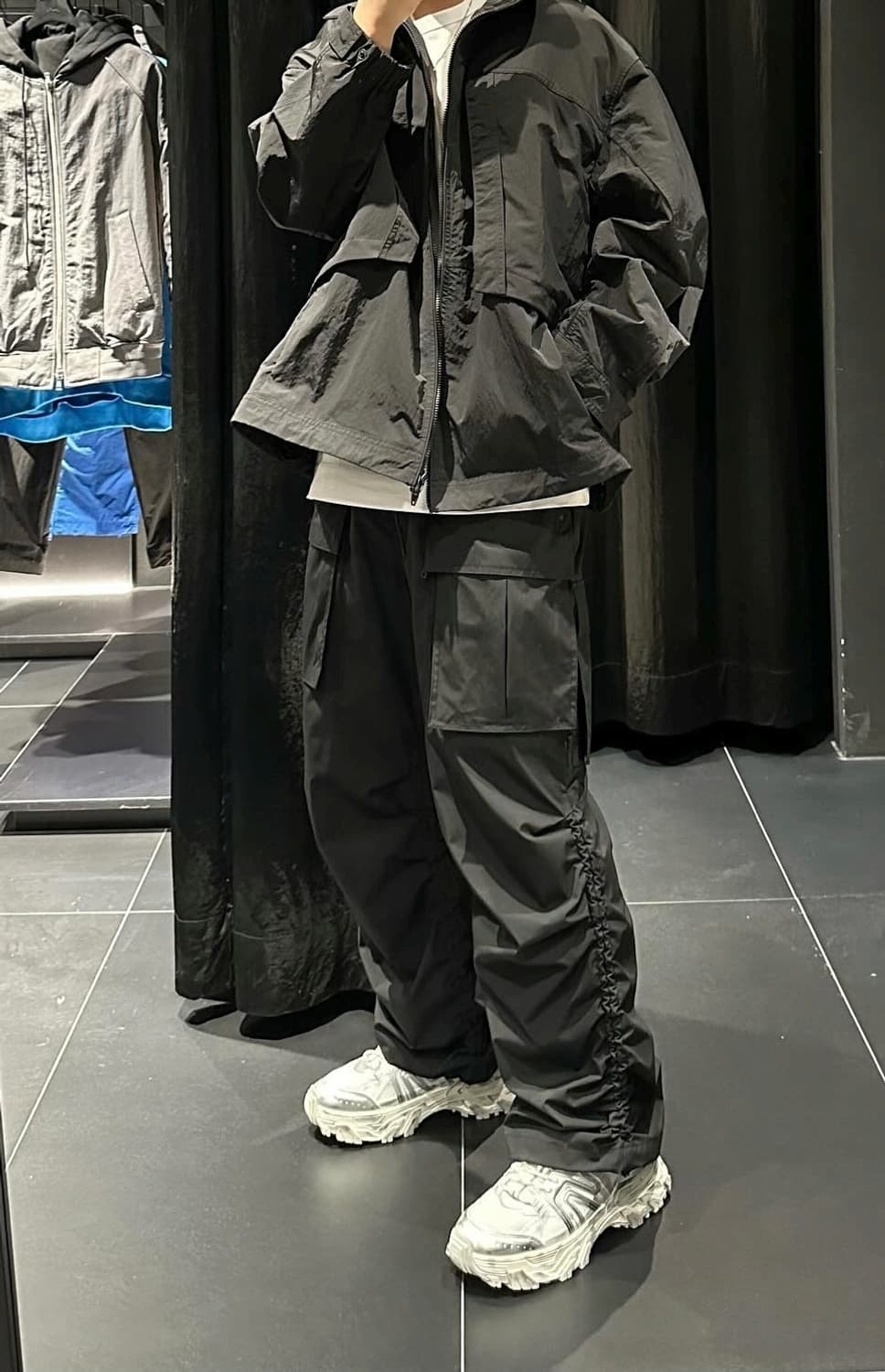 준지 24ss 폴리 퍼커링 48 사이즈 상품이미지1