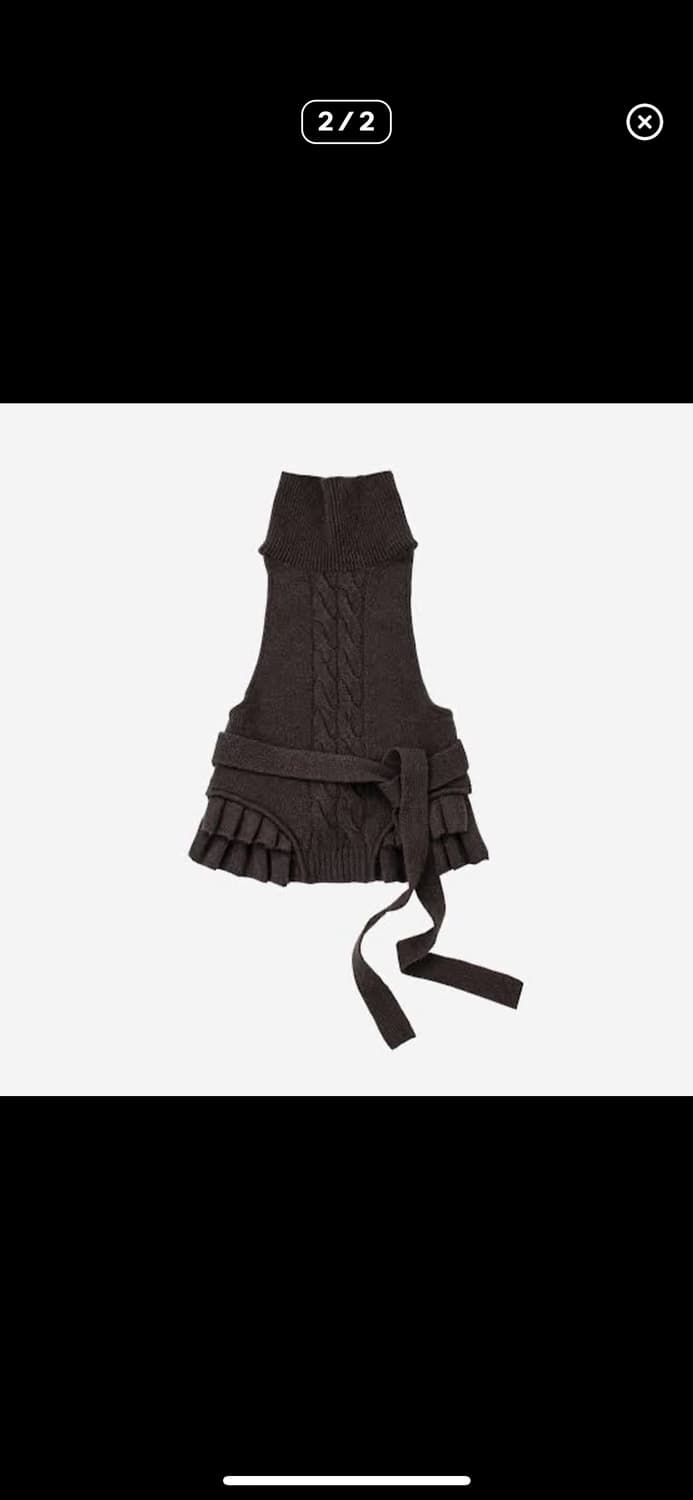 Ulika knit halter top black 상품이미지1