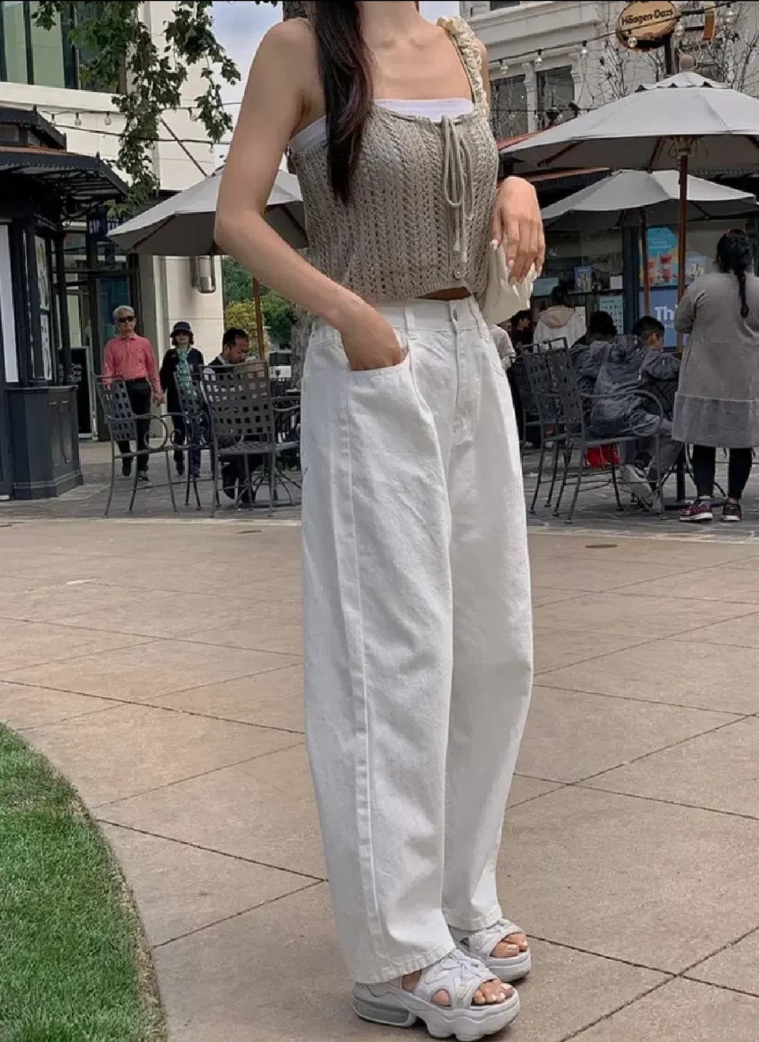 [새상품] 리리앤코 아이보리 팬츠 상품이미지1
