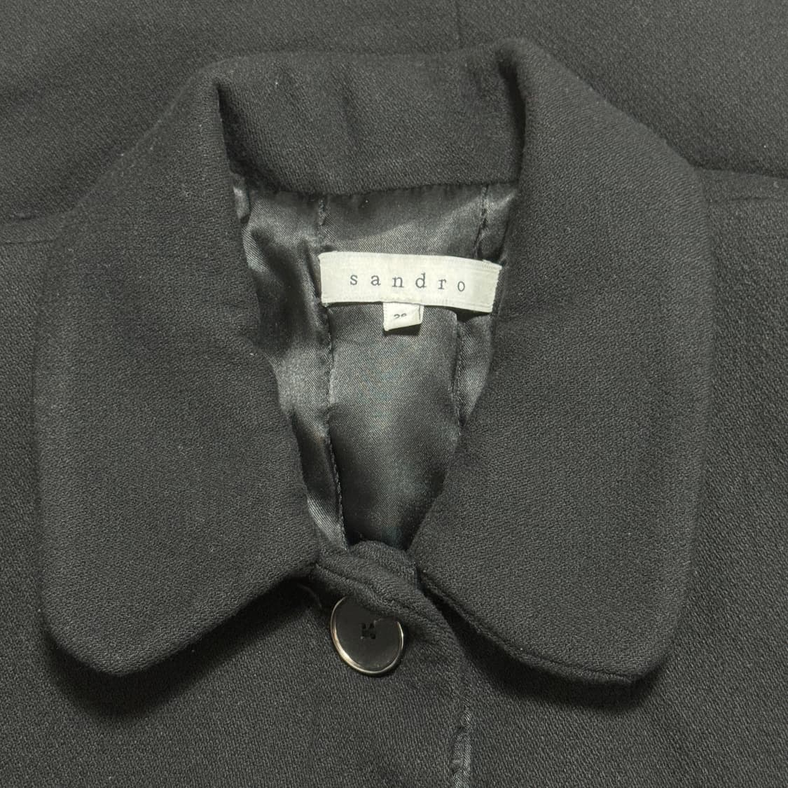 Sandro 산드로 검정 코트 상품이미지3