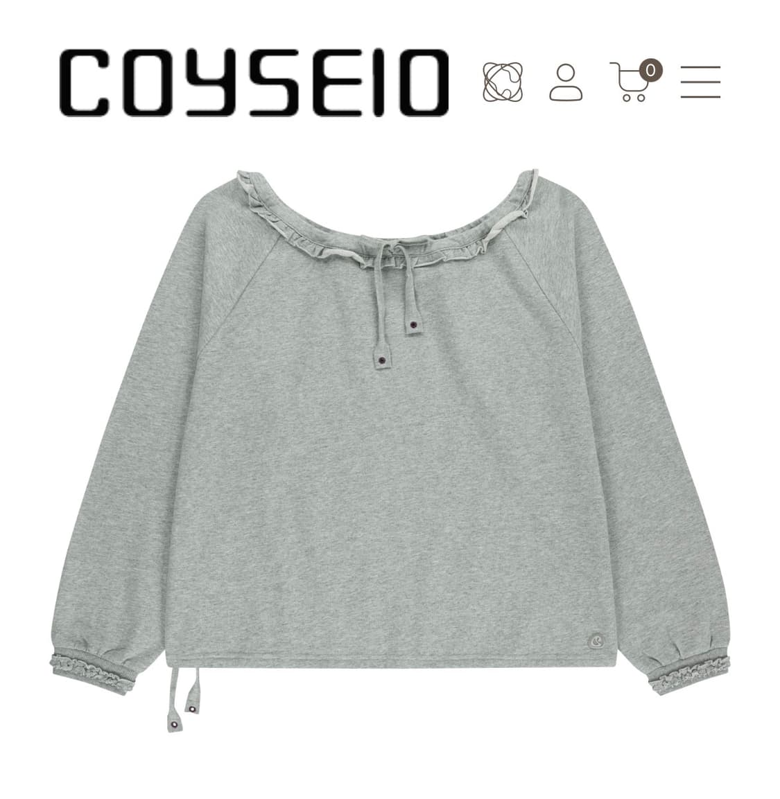 코이세이오 드로우스트링 롱슬리브 1 상품이미지1