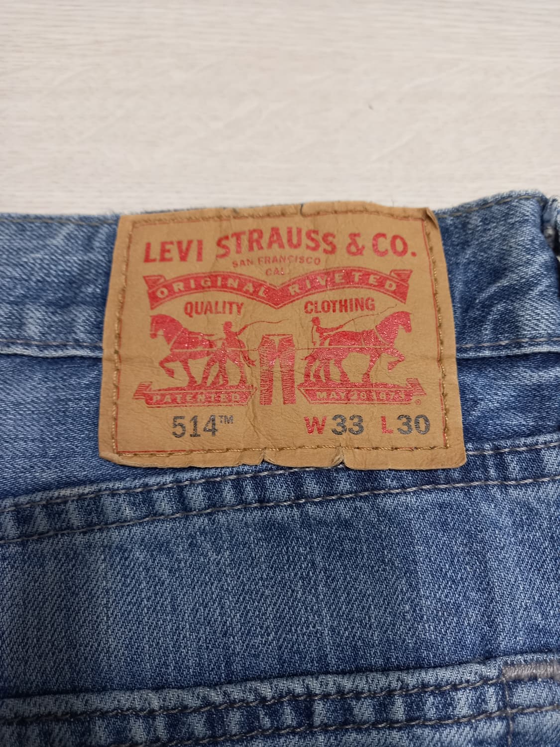 33 리바이스514 멕시코 워싱 일자진 33-439 상품이미지5