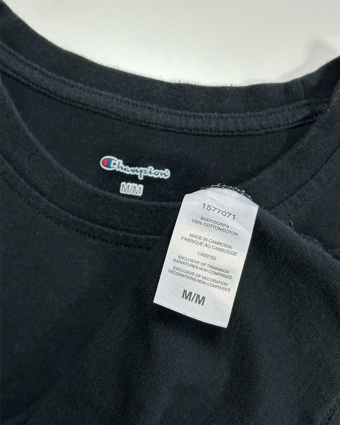 챔피언 슬리브 블랙 상품이미지3