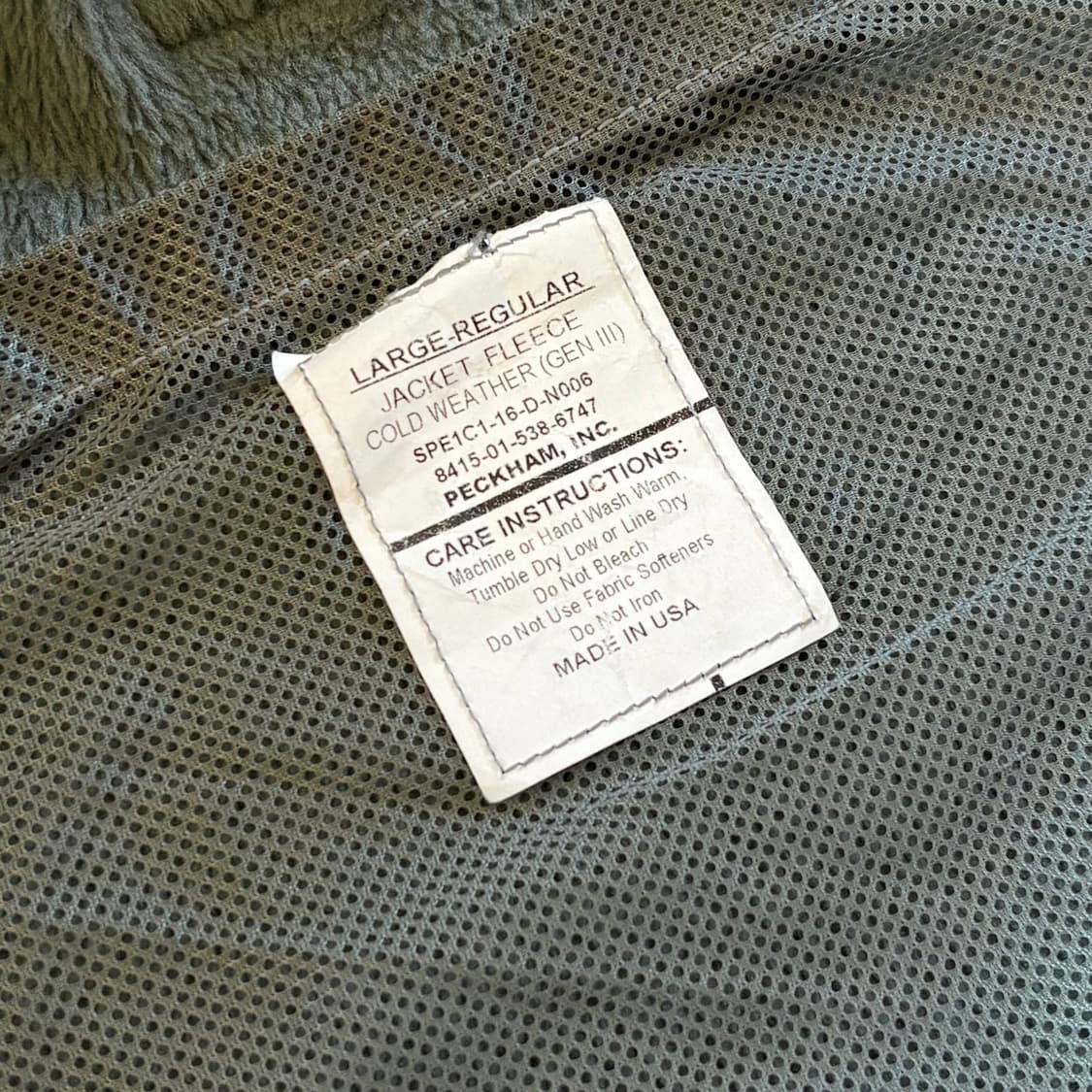 [L-R] ECWCS Genlll 폴라텍 플리스 자켓 상품이미지7