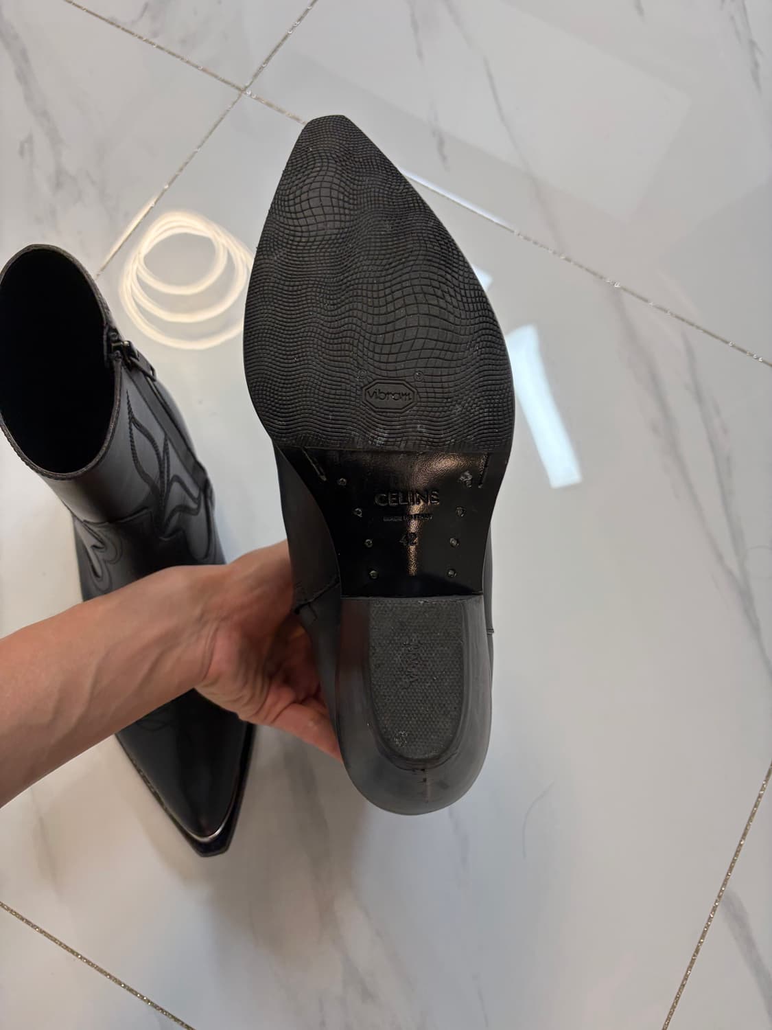 [42] 셀린느 스틸토 웨스턴 부츠 상품이미지6