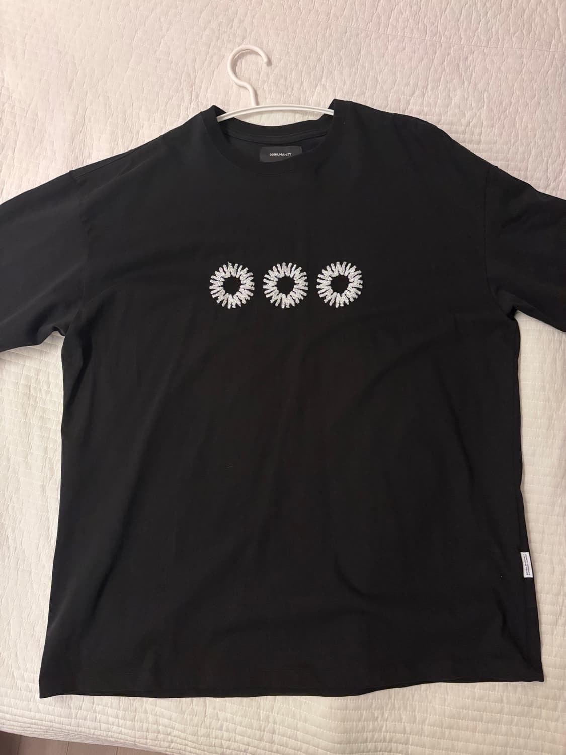 999휴머니티 반팔 블랙 상품이미지2