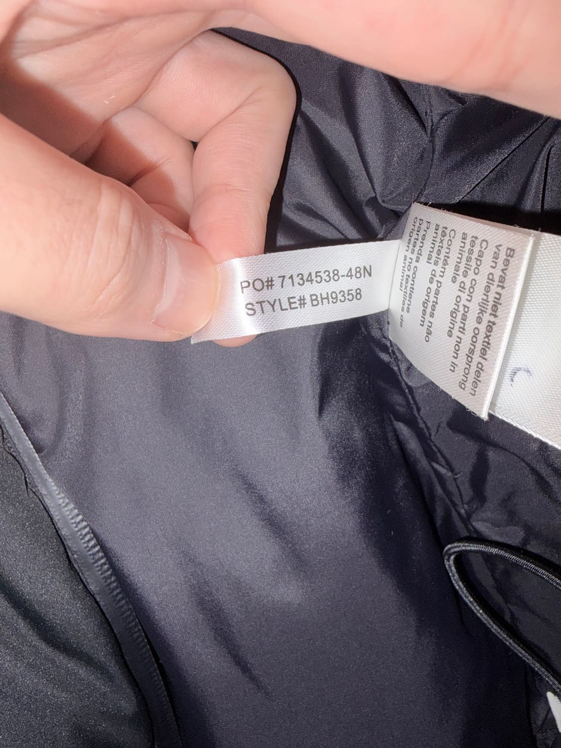 [95-100] 라코스테 남성 패딩 블랙 상품이미지3