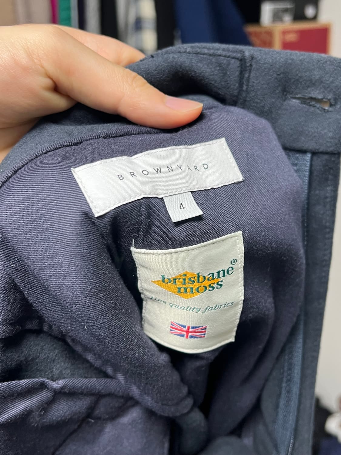 브라운야드 몰스킨 스포츠 셋업 다크네이비 상품이미지5