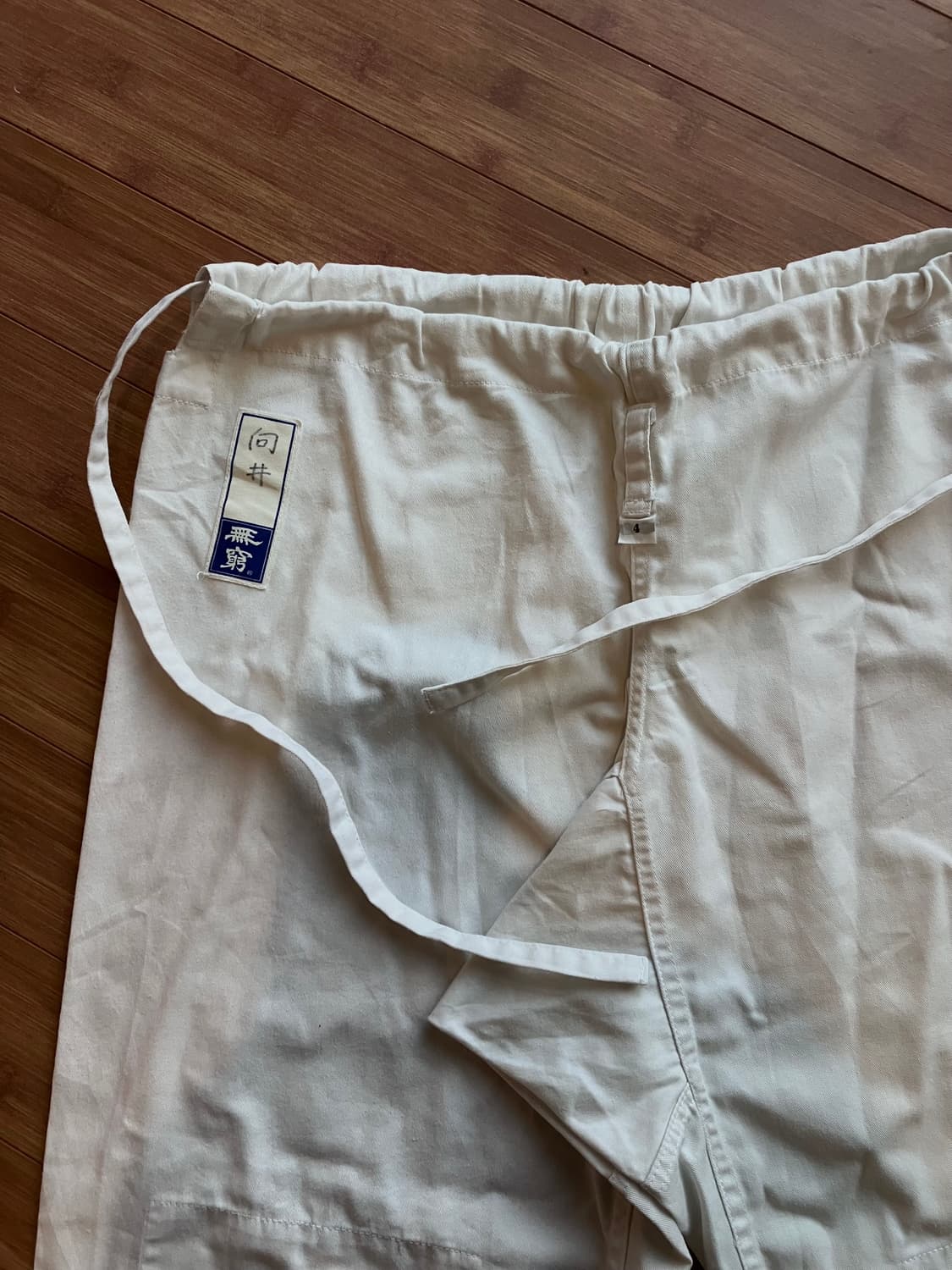 화이트 도복 팬츠 상품이미지1