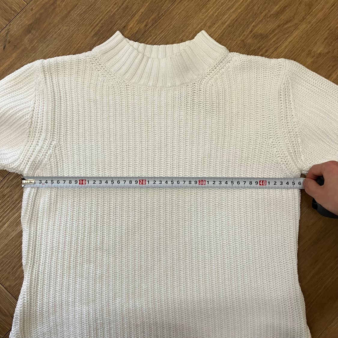 N246 에디바우어 니트 반팔 빈티지 상품이미지4