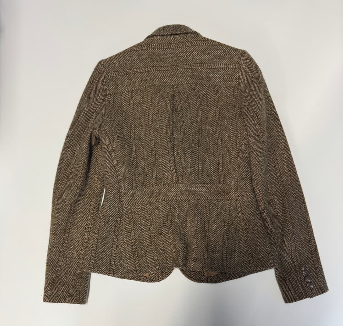 정품!! 여성 랄프로렌 이태리 램스울 헤링본 자켓 S 상품이미지2