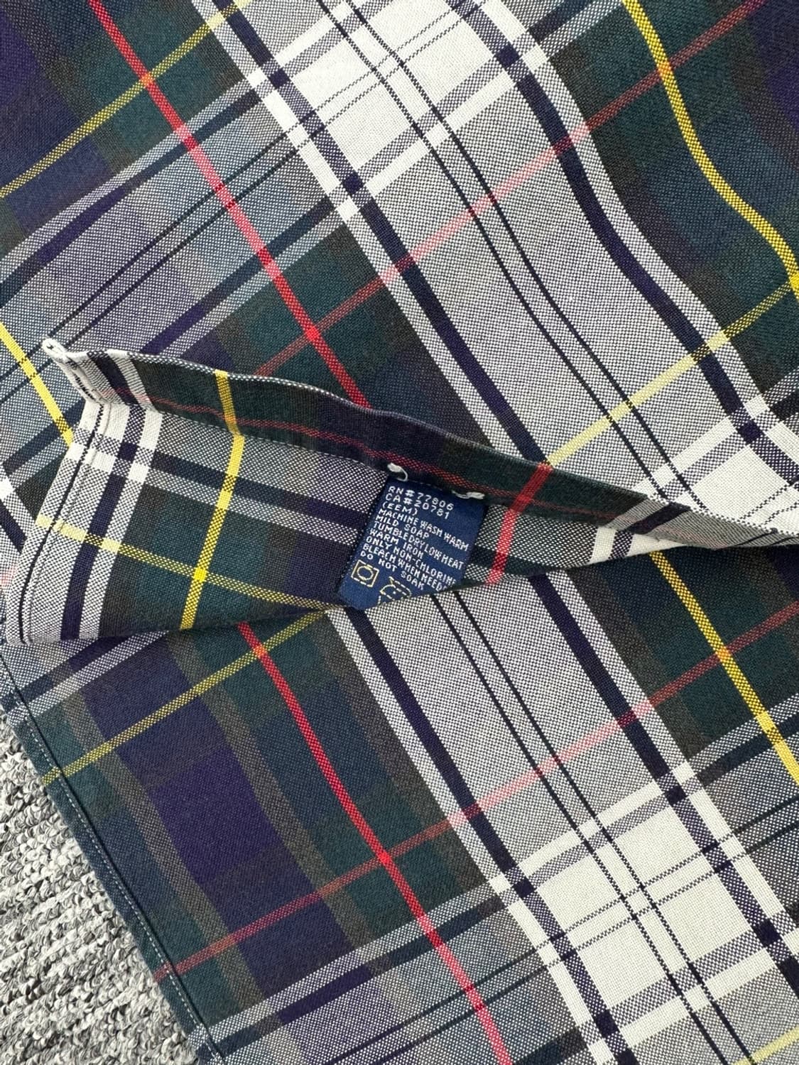 (XL)타미 체크 빈팔셔츠-M609 상품이미지4