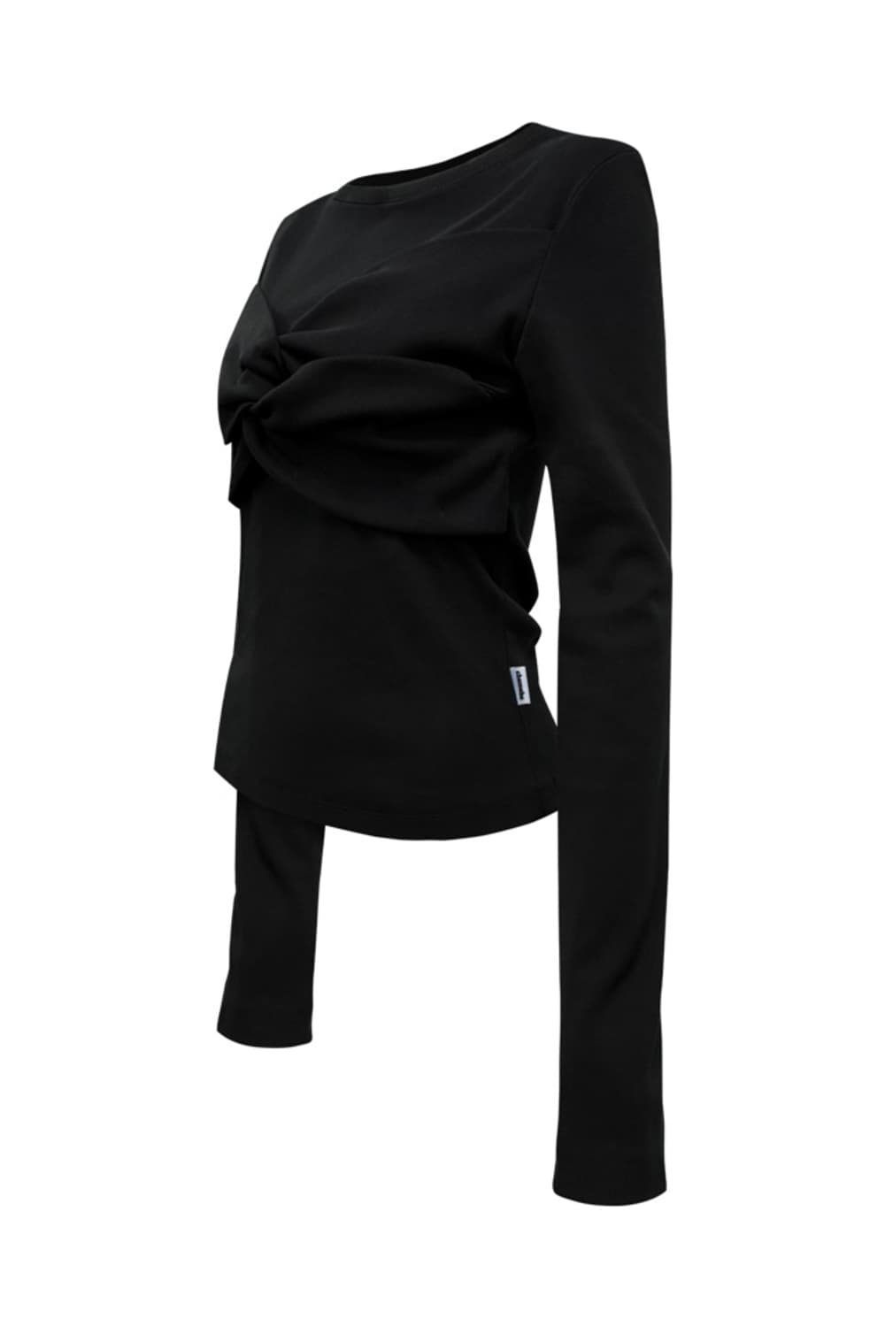 체메씨 KNOT LONG SLEEVE TEE (BLACK) 상품이미지2