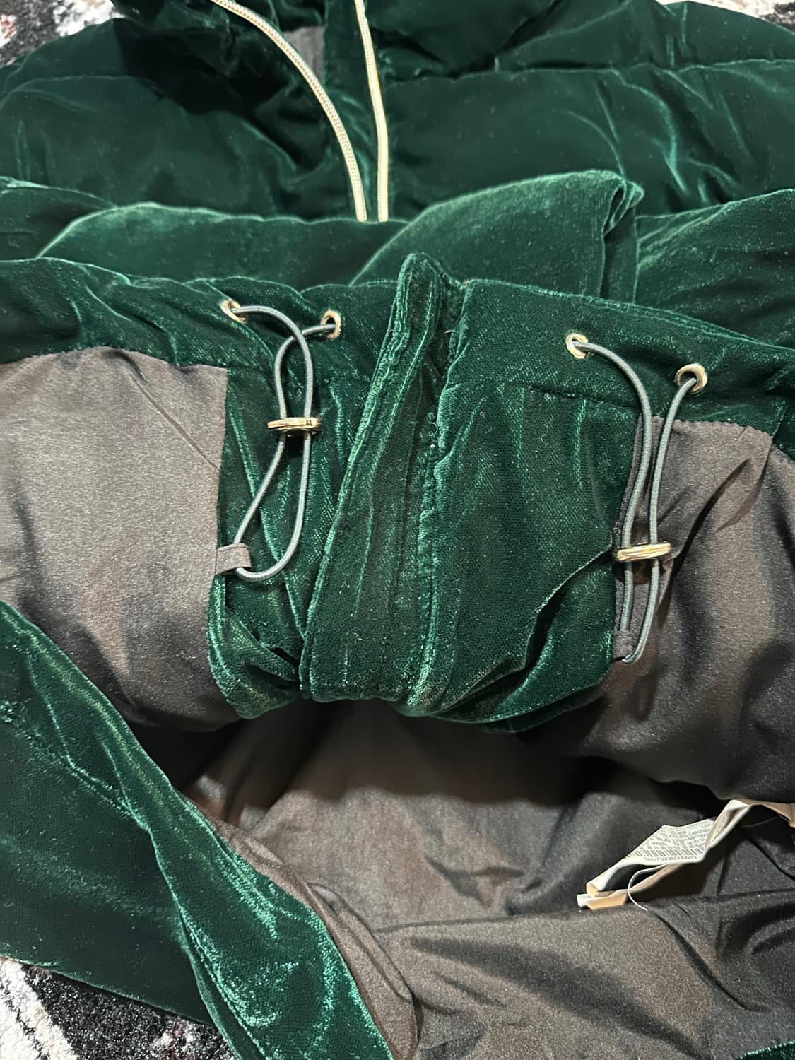 자라 벨벳 점퍼 그린 상품이미지4