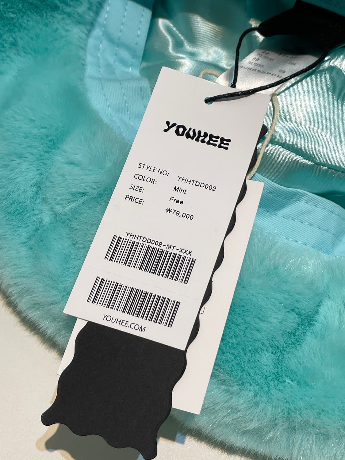 YOUHEE 유희 퍼 버킷햇 미사용 새 상품 A1408 상품이미지7