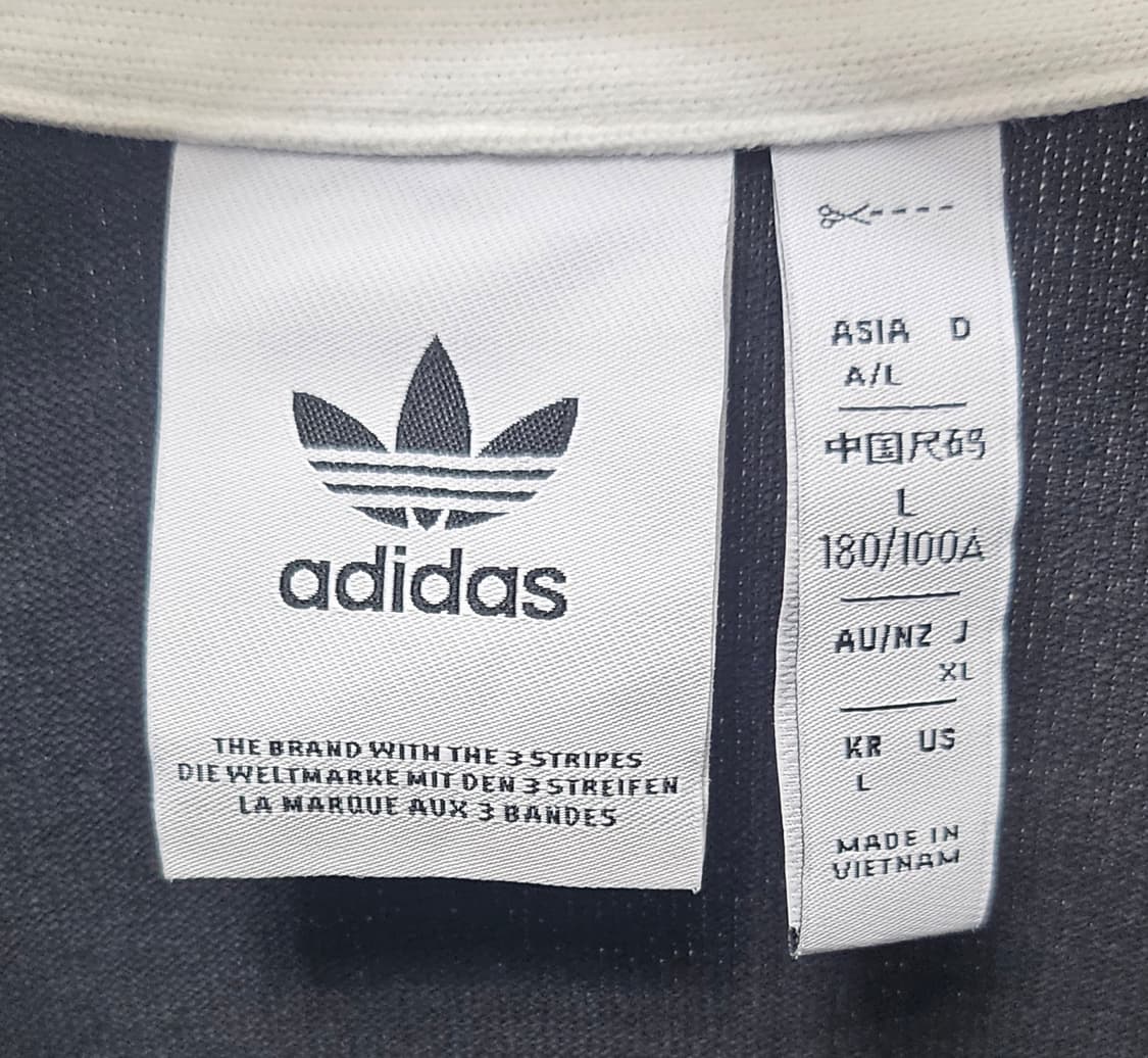 (100)L☆초대장급☆아디다스 파이어버드 럭비[검흰]PK폴로롱슬리브긴팔티 상품이미지2