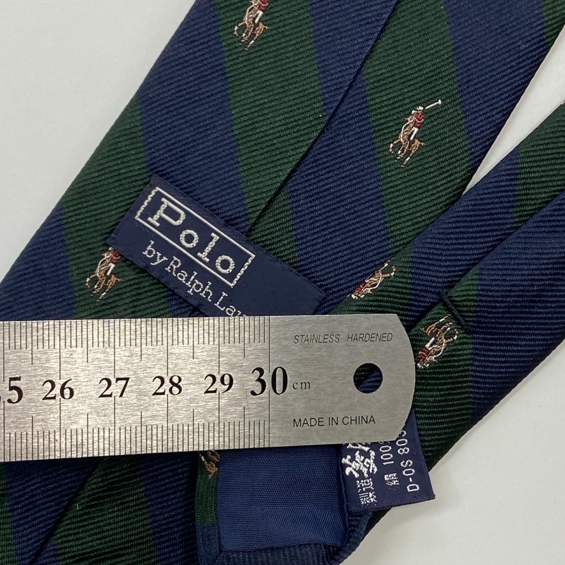 폴로 랄프로렌(POLO) 명품 정품 모노그램 넥타이 7.8cm 상품이미지4