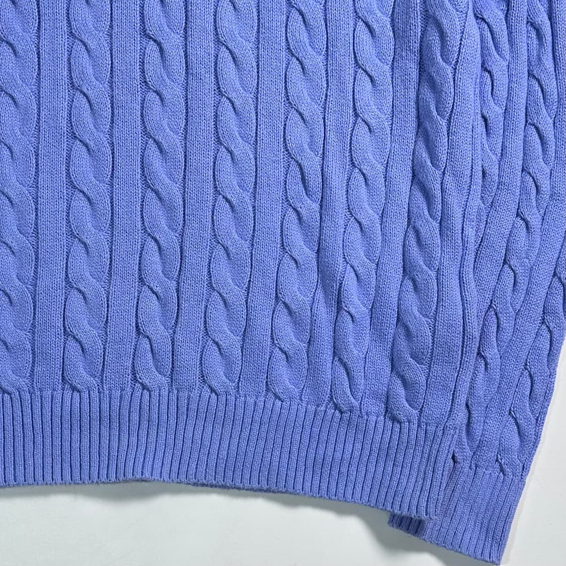 폴로 랄프로렌 스카이블루 케이블 니트 상품이미지4