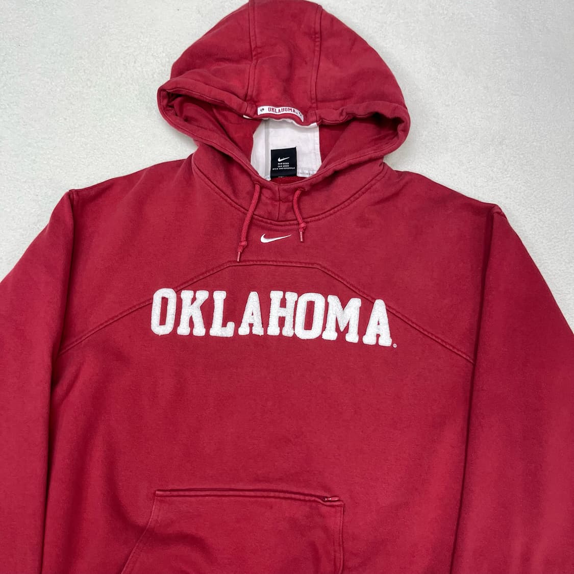 Nike red 00‘s Oklahoma hoody 상품이미지5