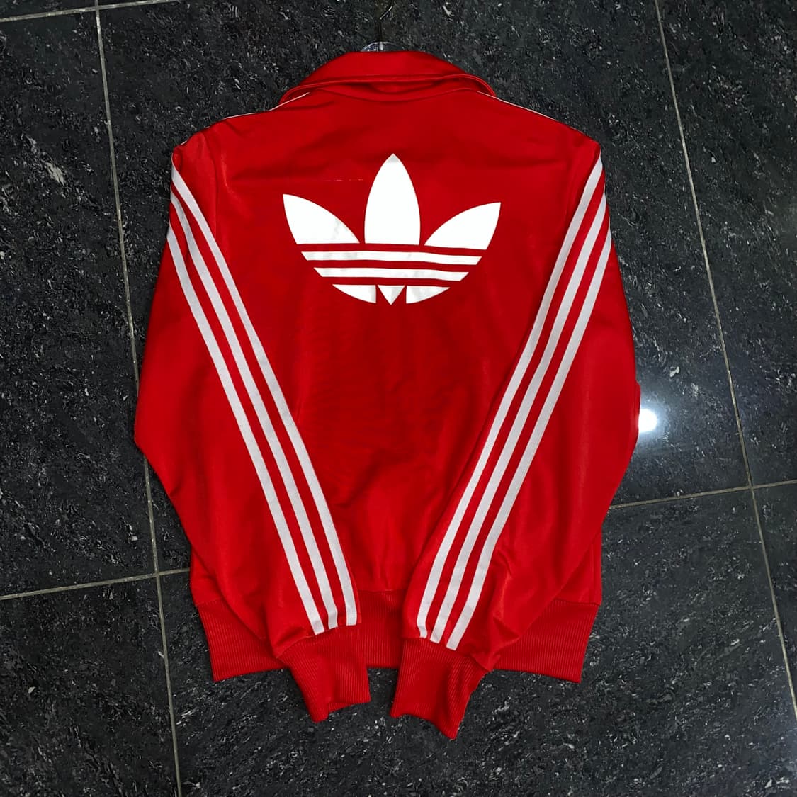 아디다스 파이어버드 빅로고 레드 트랙탑 져지 상품이미지3