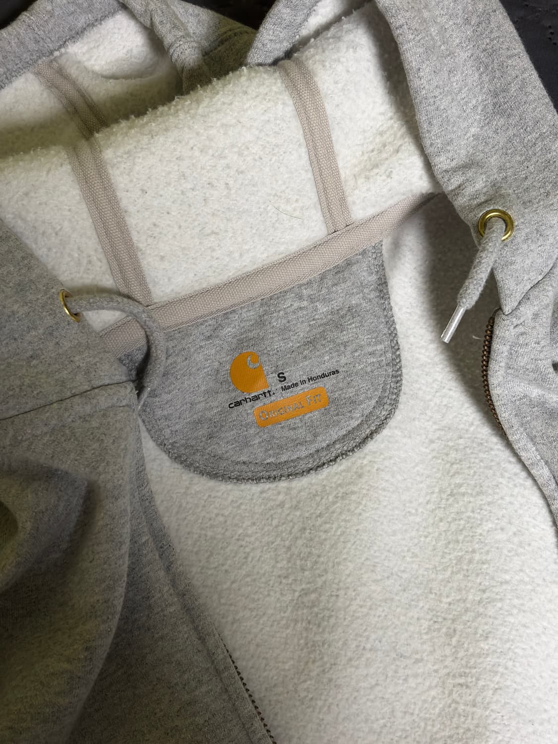[100] 칼하트 K122 미드웨이트 후드집업 그레이 상품이미지2