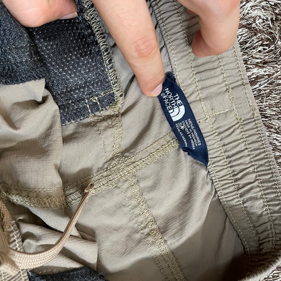 노스페이스 THE NORTH FACE 브라운 밴딩 나일론 하프팬츠 S 상품이미지2