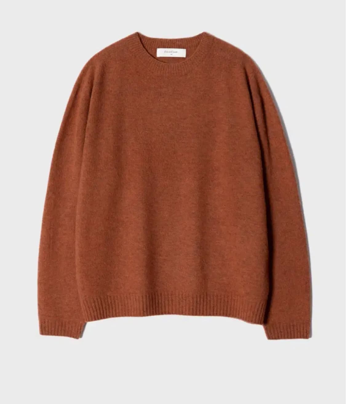 퍼스트플로어 쉐기독 스웨터 흙당근 48사이즈 탭채새제품 상품이미지1