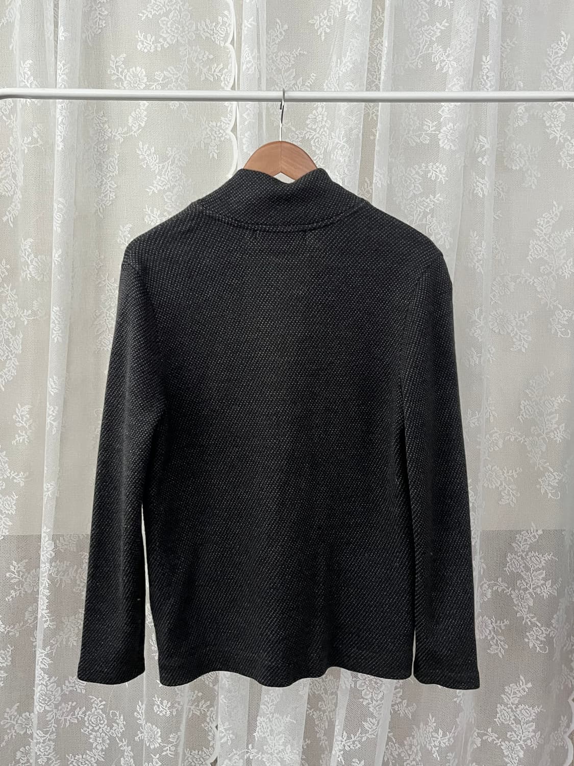 100) 시리즈 에피그램 가디건 차콜 그레이 상품이미지2