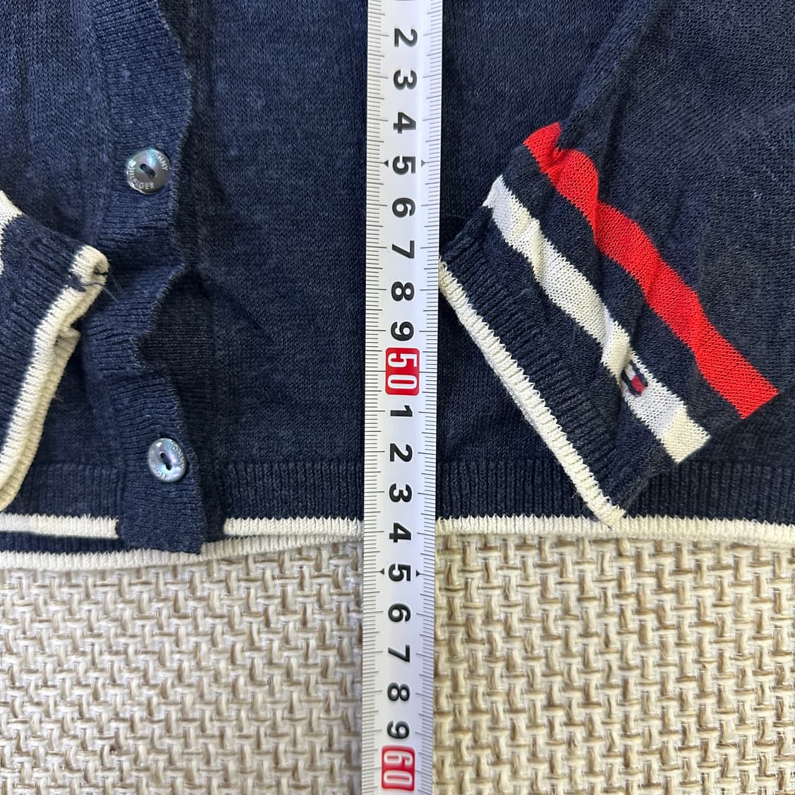 M 타미힐피거 라운드 커튼 가디건 0406D 상품이미지6