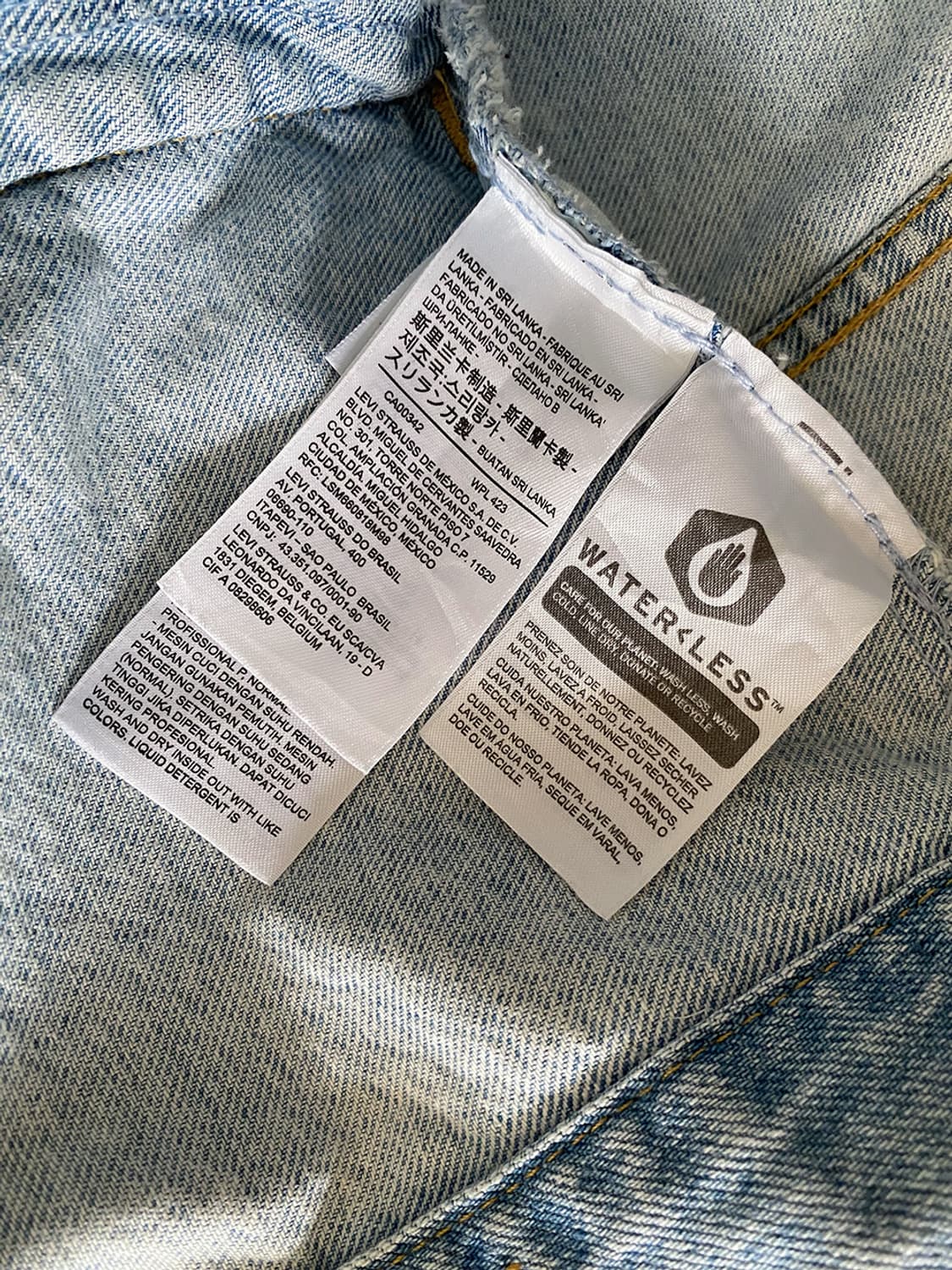 리바이스 디스트로이드 핀버튼 데님 자켓 상품이미지10