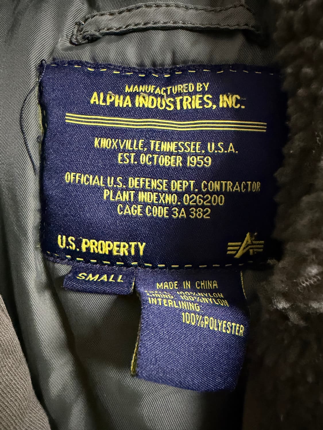 알파 인더스트리 M-65 보아 라이너 필드 자켓 상품이미지3