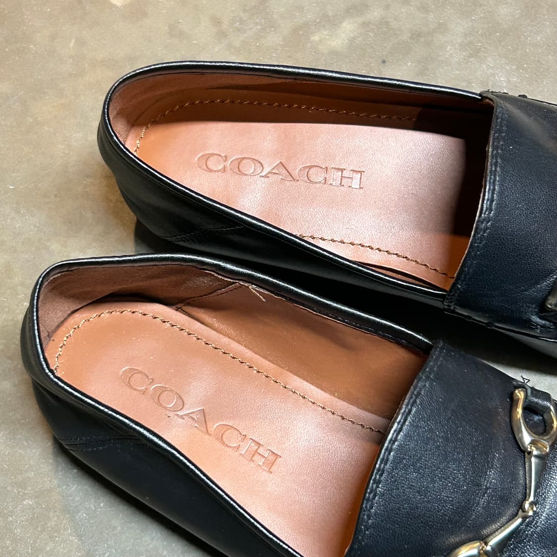 230) 코치 리얼레더 헤일리 로퍼 플랫슈즈 구두 상품이미지3