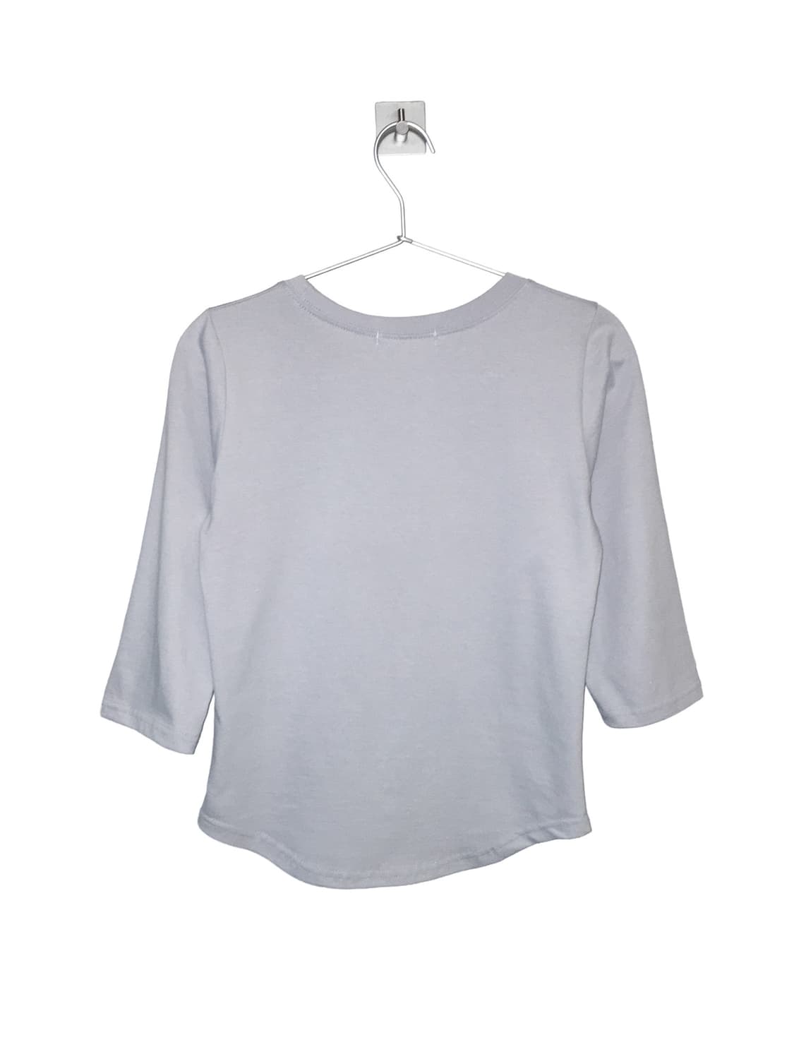 7부 패치 티셔츠 스카이블루 상품이미지4