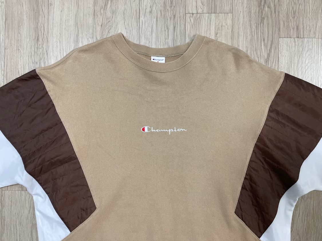 105) 80's 복각 챔피온 재팬 절개 가오리핏 맨투맨 상품이미지4