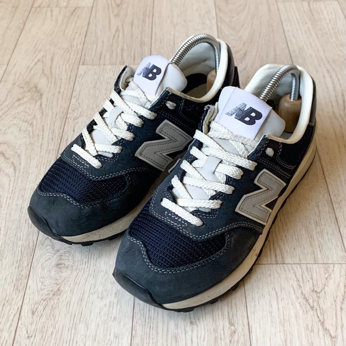 뉴발란스 x 포터리 574 프리미엄 네이비 상품이미지3