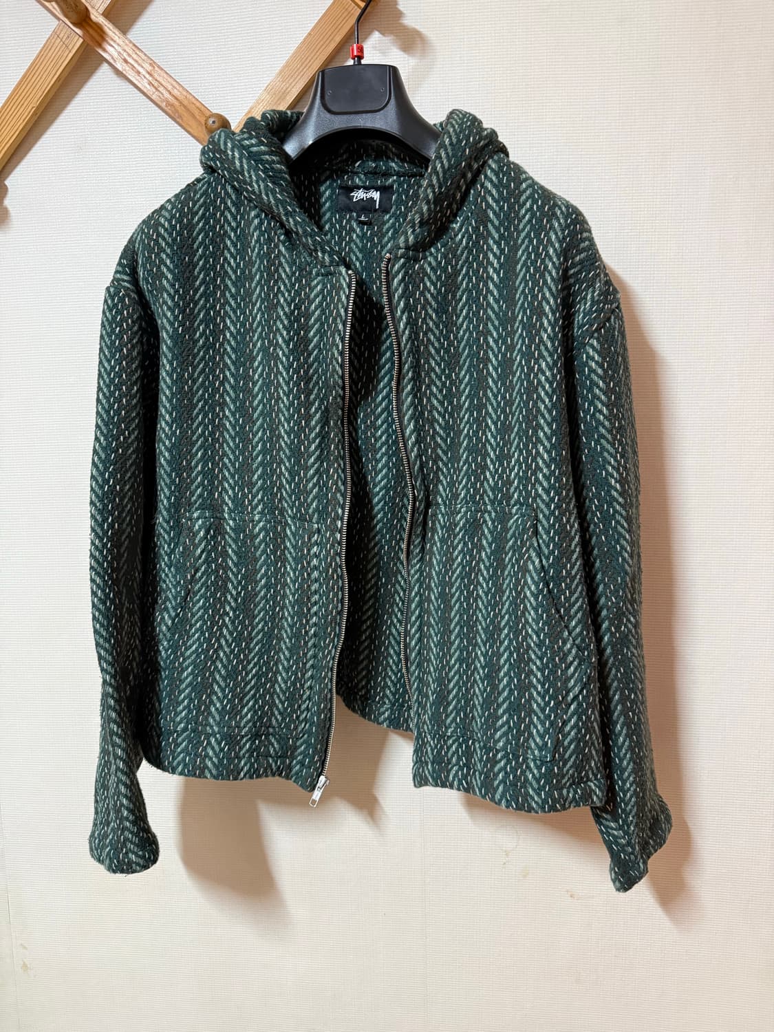 스투시 X 유니온 판초 포레스트 후드 L사이즈  상품이미지1