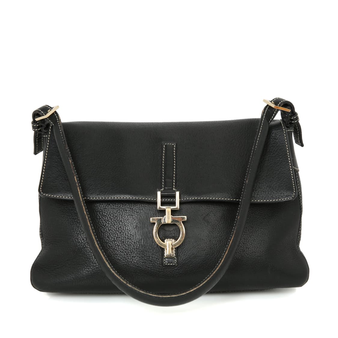 페라가모 빈티지 간치니 숄더백 간치오 플랩 호보백 21-4368 상품이미지6