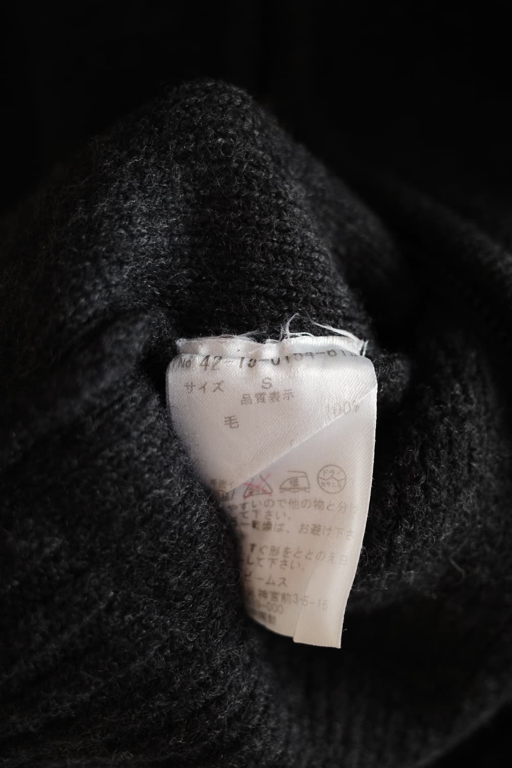 MARTIN GORDON x BEAMS 투웨이 집업 울니트 상품이미지5