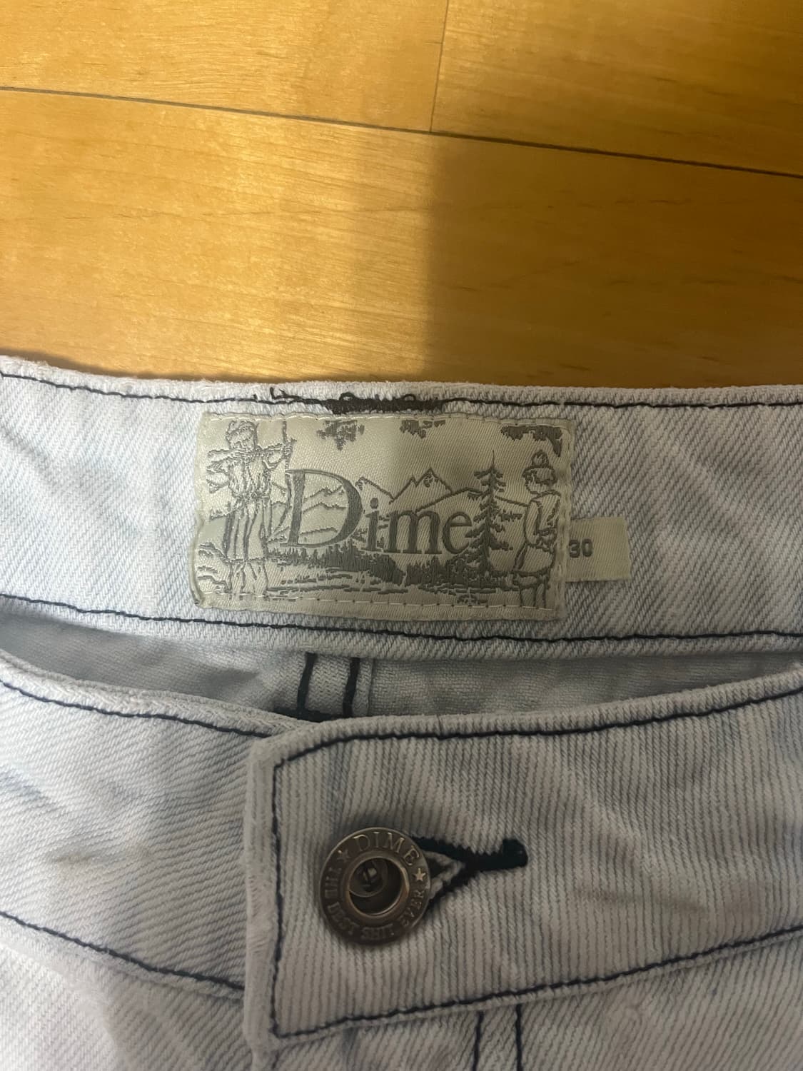 Dime relaxed fit denim pants(jeans) 상품이미지3