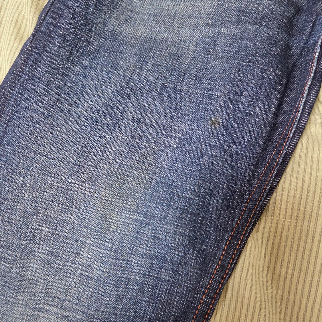 디젤 diesel 사파도 0074w워싱 슬림 진 워시드 청바지 진청 29 상품이미지6