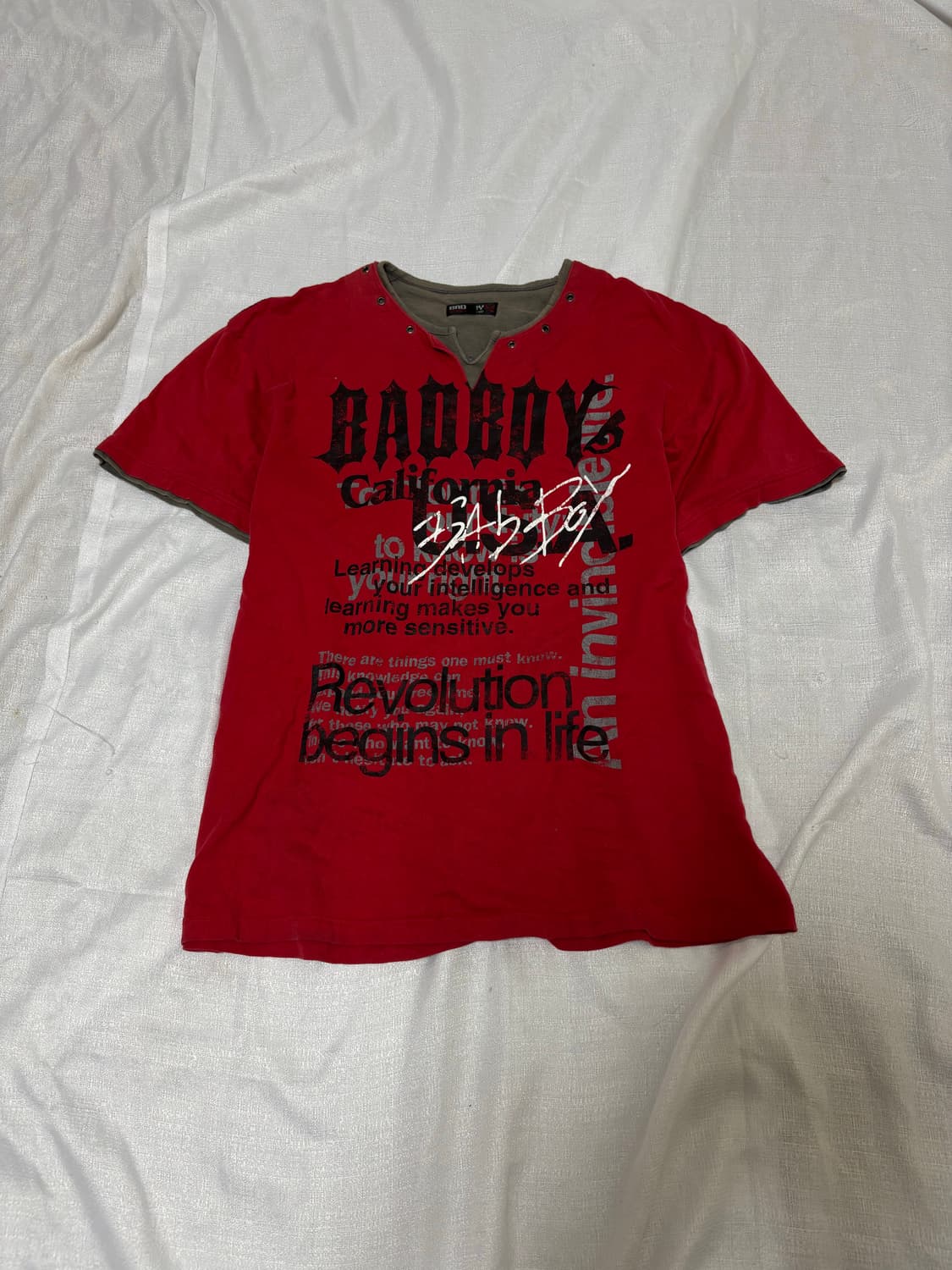 BAD BOY” Punk Lettering Tee 상품이미지1