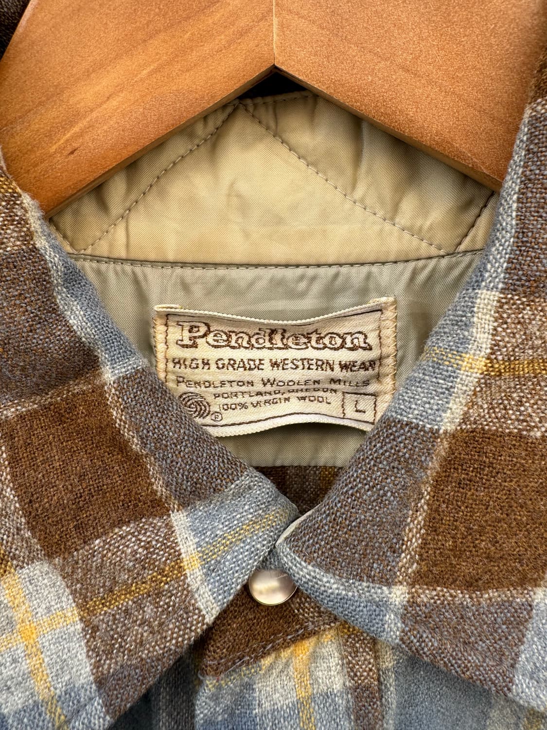 70s Pendleton Westrn Wear Pearl Snap 셔츰 상품이미지4