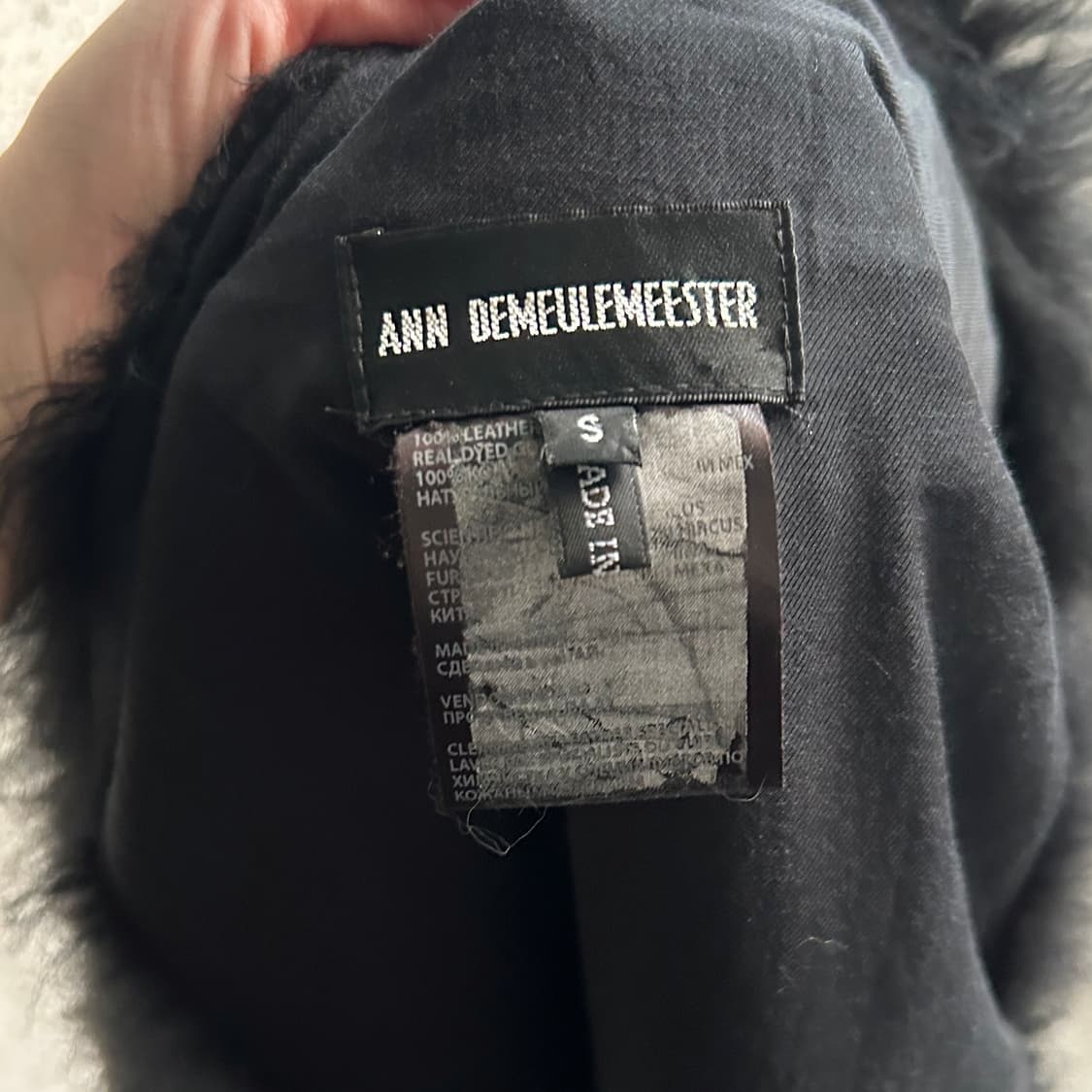 Ann Demeulemeester 05FW Fur Vest 상품이미지7